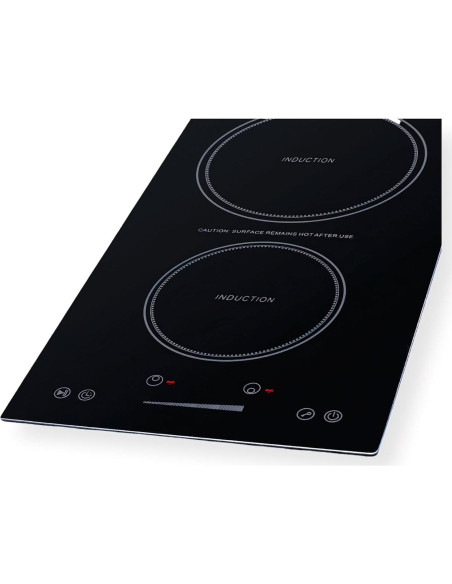 Cocina de Inducción 2 Zonas Summit SINC2B115TK13 1800W