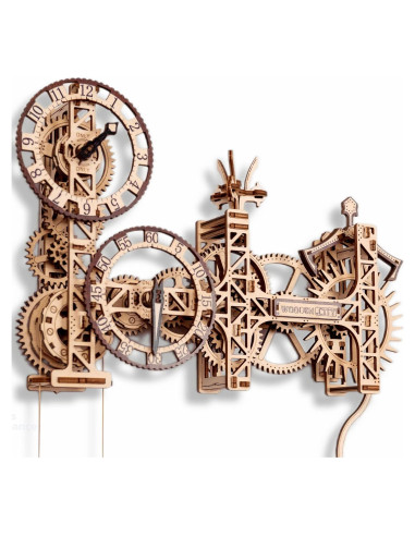 Rompecabezas 3D Reloj Steampunk WOODEN.CITY 269 Piezas