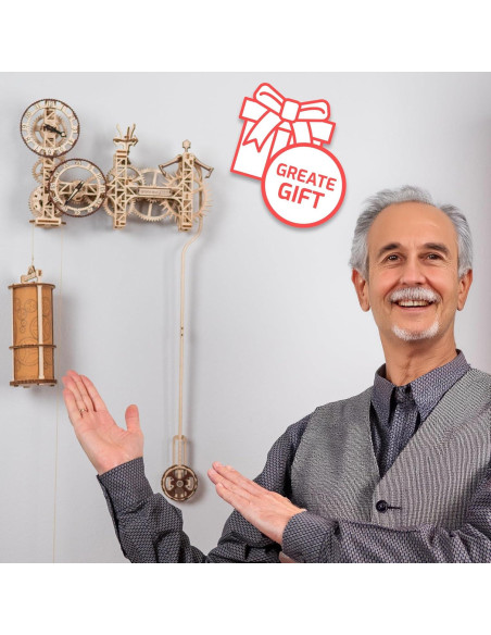 Rompecabezas 3D Reloj Steampunk WOODEN.CITY 269 Piezas Rompecabezas 3D Reloj Steampunk WOODEN.CITY 269 Piezas