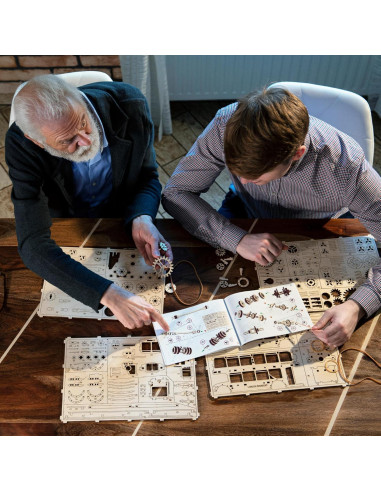 Rompecabezas 3D Reloj Steampunk WOODEN.CITY 269 Piezas