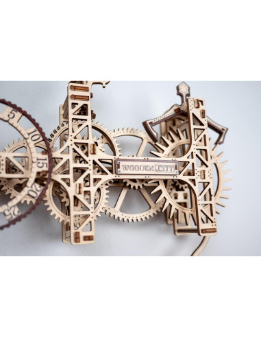Rompecabezas 3D Reloj Steampunk WOODEN.CITY 269 Piezas