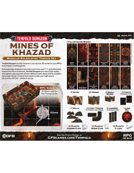 Terreno 3D Tenfold Dungeon Minas de Khazad - RPG Terreno 3D Tenfold Dungeon Minas de Khazad - RPG
