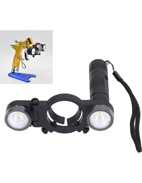 Luz LED Ajustable para Pistola de Pintura Yosoo 3 Brillos