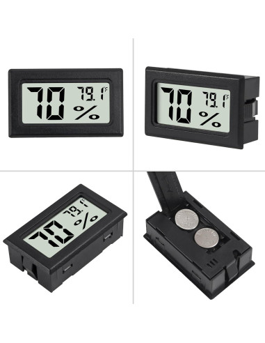Termómetro Higrómetro Digital 3 Pcs Shutao Mini LCD