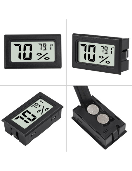 Termómetro Higrómetro Digital 3 Pcs Shutao Mini LCD