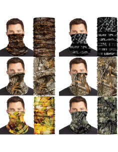 Cubierta de Cuello Gaiter Múltiple Uso 50x25cm - 6 Piezas 2