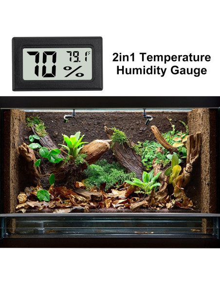 Termómetro Higrómetro Digital 3 Pcs Shutao Mini LCD