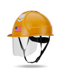 Casco de Seguridad DS-SMAAT Amarillo Ventilado ANSI