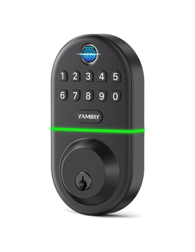 Cerradura Electrónica Biométrica Yamiry YR06 con Teclado