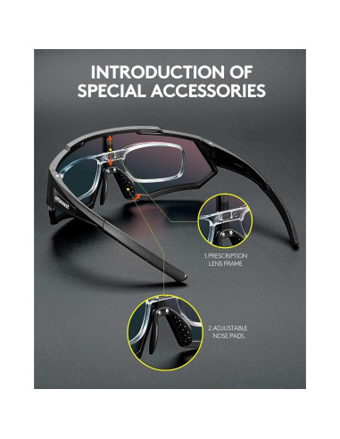 Gafas de sol AMANEEST 722 UV para ciclismo y deportes