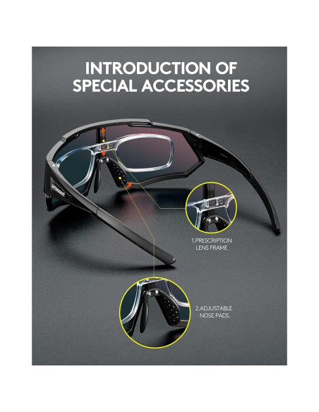 Gafas de sol AMANEEST 722 UV para ciclismo y deportes