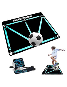 Alfombrilla de Entrenamiento de Fútbol Peneyon 90x60 cm Antideslizante