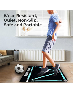 Alfombrilla de Entrenamiento de Fútbol Peneyon 90x60 cm Antideslizante 2