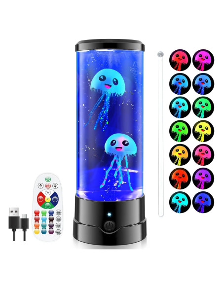 Lámpara de Medusas Osuke 29x10.5 cm 16 Colores Control Remoto Lámpara de Medusas Osuke 29x10.5 cm 16 Colores Control Remoto