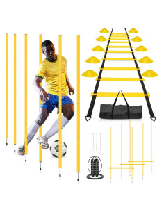Equipo de Entrenamiento de Agilidad YTOPRO - 6 Postes, Conos y Más