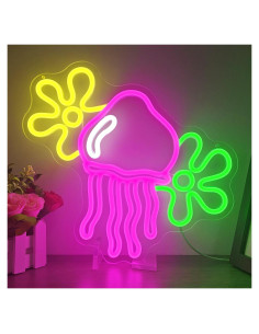 Luz de Neón Medusa LED Regulable Geeinar 30 cm