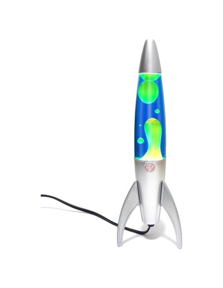 Lámpara Líquida GANBIPU 36.83 cm Cera Azul y Amarilla