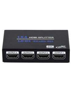 Divisor HDMI 1x4 ENBUER 4K 3D Duplicador de Pantalla