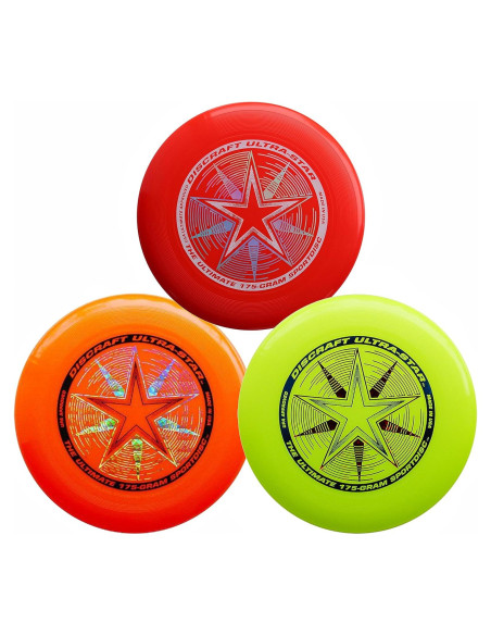 Discraft Disco Ultimate 175g Rojo, Amarillo y Naranja (3 Pzs)