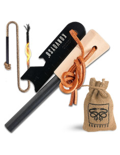 Kit de Inicio de Fuego KonvoySG - Encendedor de Magnesio