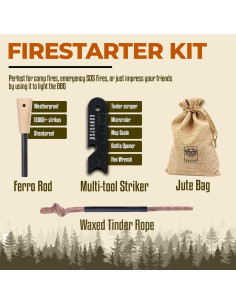 Kit de Inicio de Fuego KonvoySG - Encendedor de Magnesio 2