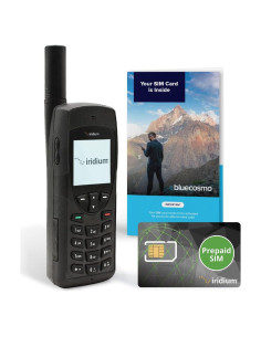 Teléfono Satelital Iridium 9555 BlueCosmo - Global, SMS, 0.25 kg