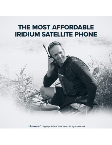 Teléfono Satelital Iridium 9555 BlueCosmo - Global, SMS, 0.25 kg