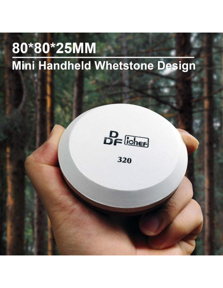 Piedra de Afilado DDF iohEF 180/320 Grano Profesional
