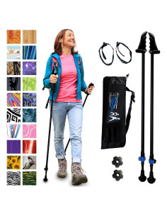 Bastones de Caminata York Nordic Motivator Ajustables 2 Piezas