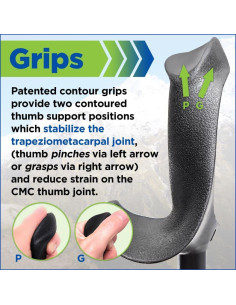 Bastones de Caminata York Nordic Motivator Ajustables 2 Piezas 2