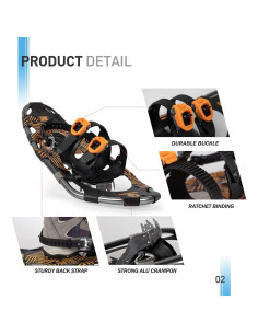 Raquetas de Nieve G2 GO2GETHER 63.5 cm con Bastones 2