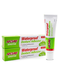 Adhesivo para Dentaduras FittyDent Sensible 39.4 g Aloe Vera