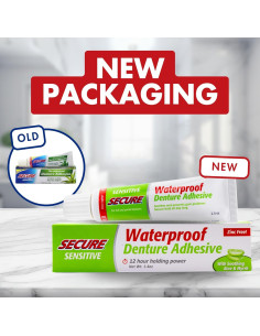 Adhesivo para Dentaduras FittyDent Sensible 39.4 g Aloe Vera 2