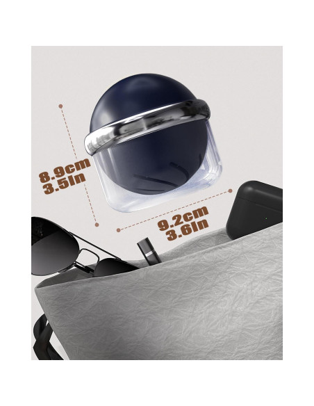 Estuche AARAINBOW para Limpieza de Dentaduras Azul 9.14 cm