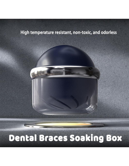 Estuche AARAINBOW para Limpieza de Dentaduras Azul 9.14 cm