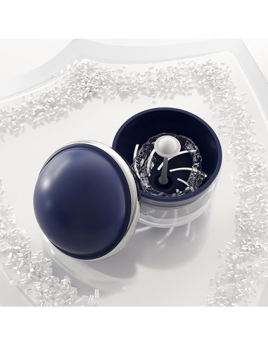 Estuche AARAINBOW para Limpieza de Dentaduras Azul 9.14 cm