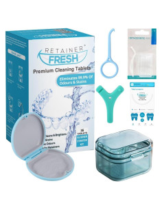 Kit de limpieza de retenedores Retainer Fresh 36 tabletas