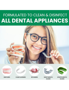 Pro Tech Limpiador de Dentaduras - 22 Paquetes Menta 2