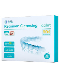 Limpiador de Retenedores Y-Kelin 36 Tabletas Menta