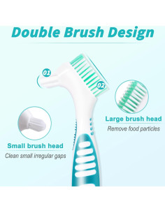 Juego de 6 Cepillos para Dentaduras TaShow DENTURE BRUSH-1 2