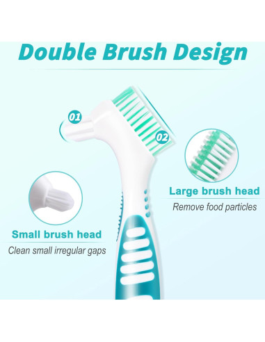 Juego de 6 Cepillos para Dentaduras TaShow DENTURE BRUSH-1