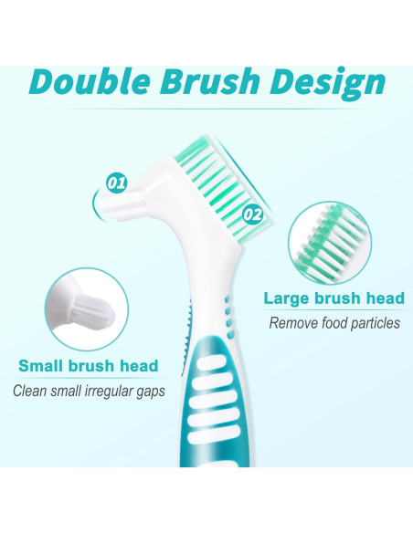 Juego de 6 Cepillos para Dentaduras TaShow DENTURE BRUSH-1