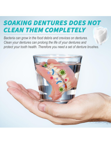 Juego de 6 Cepillos para Dentaduras TaShow DENTURE BRUSH-1