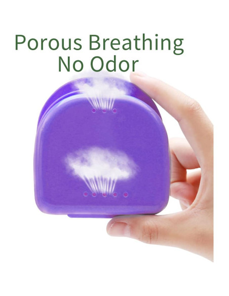 Caja de baño para dentaduras PISSION con cepillo y retenedores