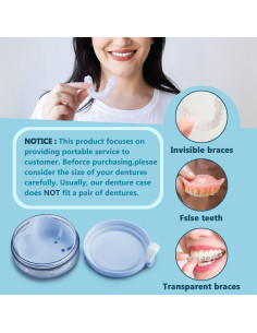 Estuche para Retenedor YCROJBK Azul con Cepillo y Espejo 2