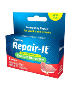 Kit de Reparación de Dentaduras Dentemp Sin Zinc 1 kit