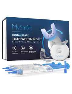 Kit Blanqueamiento Dental MySmile LED 10 Min 3 Gel Vegano