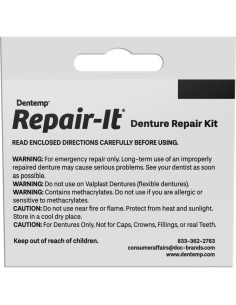 Kit de Reparación de Dentaduras Dentemp Sin Zinc 1 kit 2