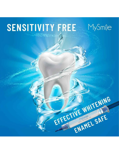 Kit Blanqueamiento Dental MySmile LED 10 Min 3 Gel Vegano