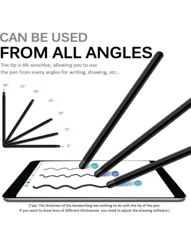 S Pen para Samsung Galaxy Z Fold 6/5/4/3 - Negro